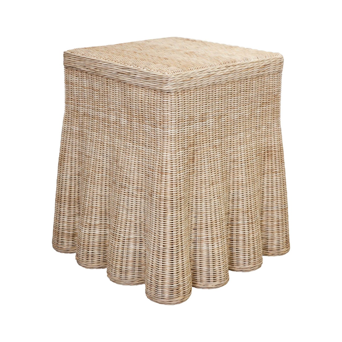 Scallop Square Side Table