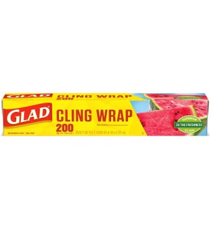 GLAD #0020 CLING WRAP CLEAR FOOD WRAP