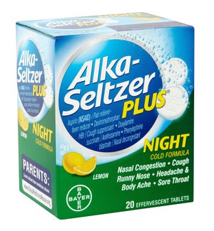 ALKA SELTZER PLUS COLD NIGHT TIME