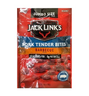 JACK LINK'S PORK TENDER BITES #36624 BARBECUE