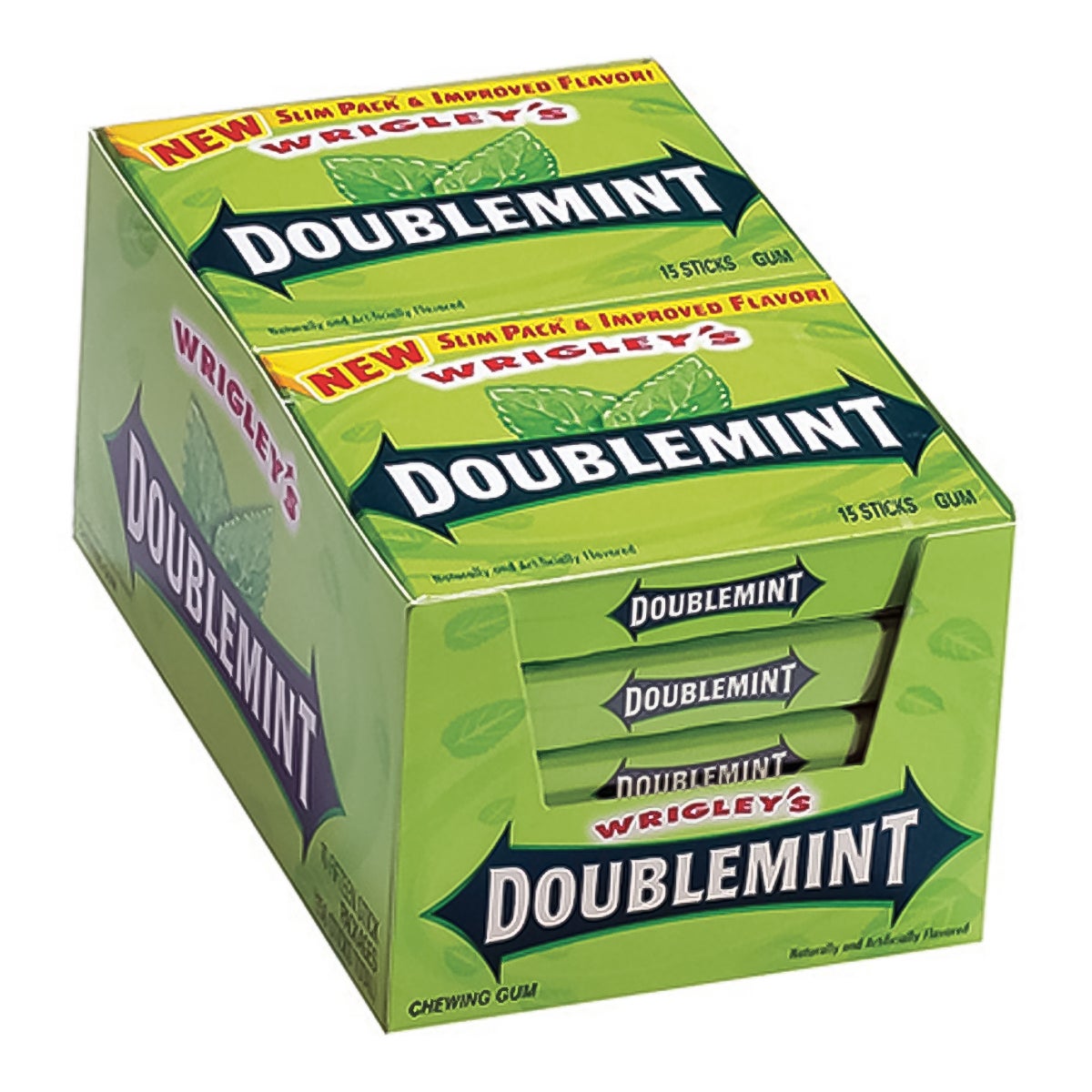 WRIGLEY'S GUM 697 DOUBLEMINT GUM/SLIM PACK gum and mints U.W.I