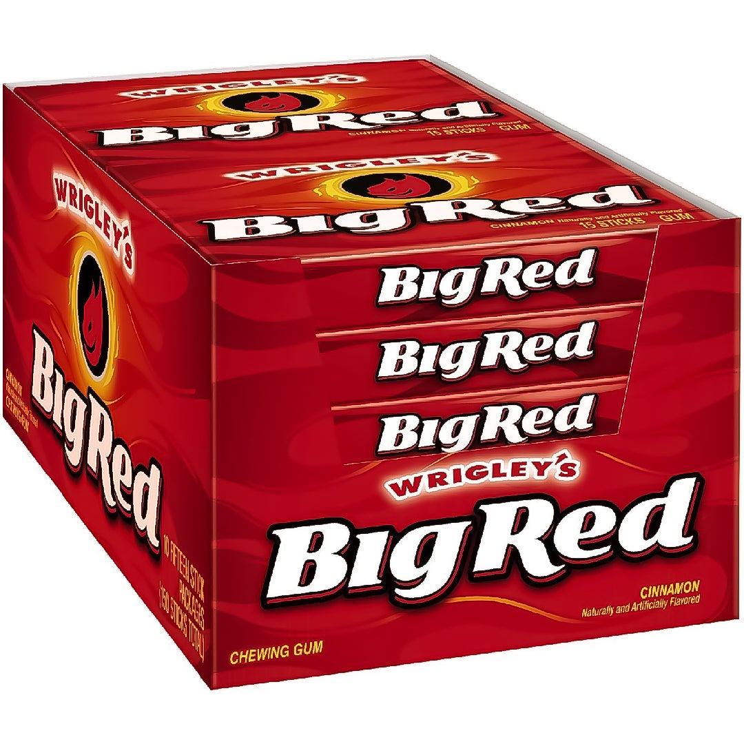 Chewing Gum from Orbit by Extra Big Red and Wrigley Wrigleys Juicy