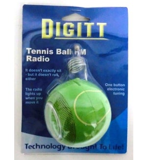 DIGITT #3052 TENNIS BALL FM RADIO