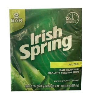 IRISH SPRING BAR SOAP #14178 ALOE V