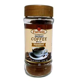 INSTANT COFFEE #87853 HAZELNUT, FORR