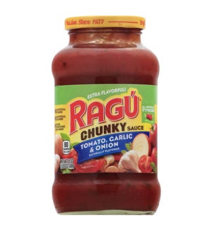 RAGU PASTA SAUCE #440 CHUNKY TOMATO,GARLIC&ONION