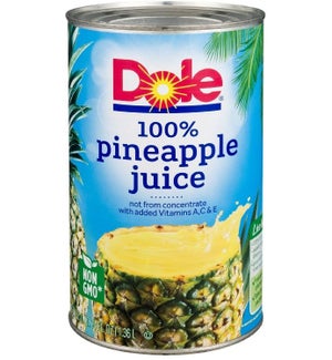 DOLE PINEAPPLE #00818 JUICE IN CAN