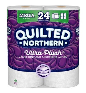 QUILTED BATH TISSUE #87350 ULTRA PLUSH
