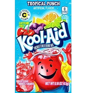 KOOL AID TROPICAL PUNCH UNSWEETEND DRINK MIX