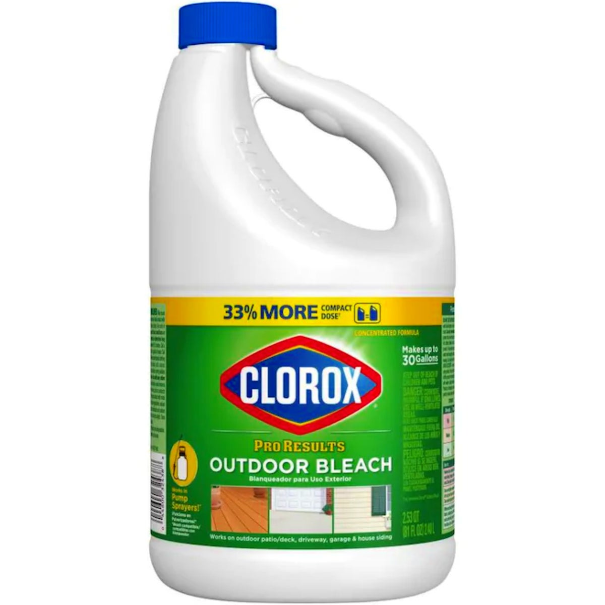 CLOROX LIQUID 32438 OUTDOOR BLEACH bleach U.W.I Universal