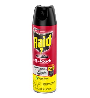 RAID ANT ROACH #03013 LEMON SCENT