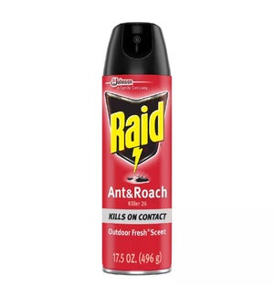 RAID ANT ROACH #21613 OUTDOOR FRESH SCENT