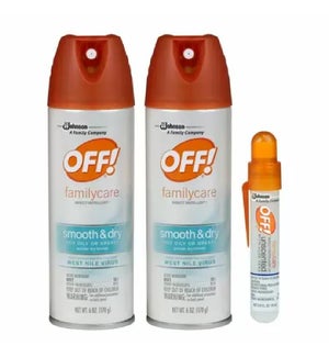 OFF SPRAY #75416 SMOOTH & DRY UNSCENTED W/ALOE