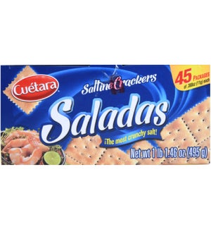 CUETARA SALADAS #03503 SALTINE CRACKERS