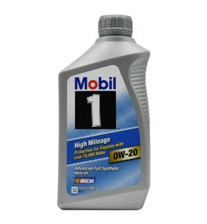 MOBIL ONE MOTOR OIL-0W-20 HIGH MILEAGE
