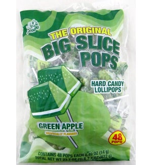 BIG SLICE POPS #7852 GREEN APPLE