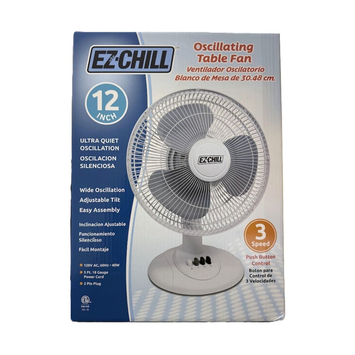 FAN 00468 OSCILLATING DESK FAN FOR LIVING heaters and fans U.W.I