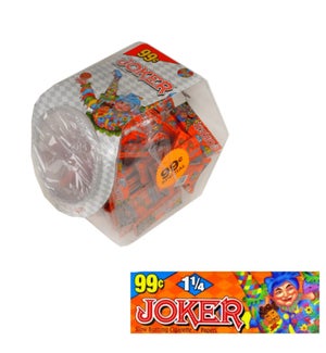JOKER #4664 CIGARETTE PAPERS ORANGE JAR