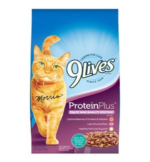 9 LIVES CAT FOOD #43915 PROTEIN PLUS