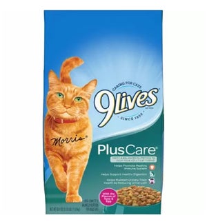 9 LIVES CAT FOOD #51417 PLUS CARE