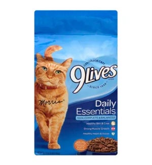 9 LIVES CAT FOOD #49476 DAILY ESSENTIALS