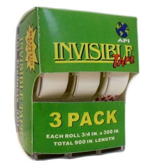 INVISIBLE PACKING TAPE 34502 W/METAL