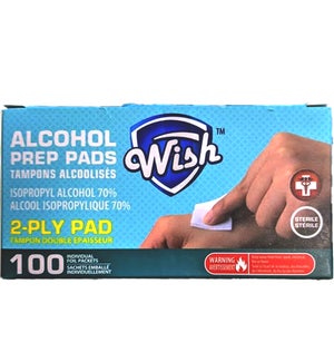 WISH ALCOHOL PADS #23105 PREP PAD