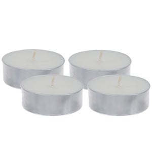 TEALIGHT CANDLES #48200 WHITE