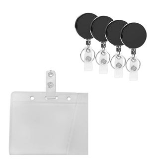 MY SALE ID HOLDER #81026 RECTRACTABLE W/KEY CHAIN