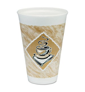 FOAM CUP #16X16G COFFEE CUP 16 OZ