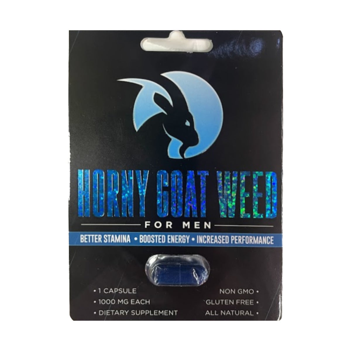 HORNEY GOAT FOR MEN BLUE supplements U.W.I Universal Wholesalers INC.