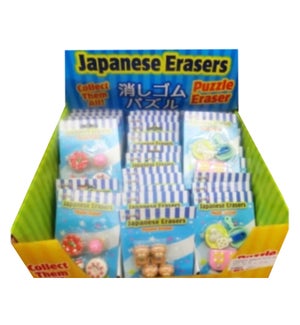 JAPANESE ERASERS #3100 ASST
