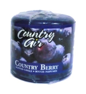PILLAR CANDLE C.A.#34047 COUNTRY BERRY