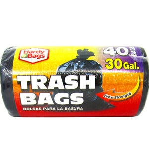 U #IN00402 TRASH BAG ROLL BLACK