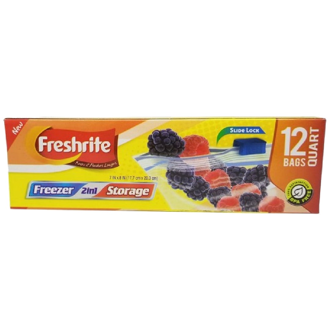 Freshrite Food Storage 50 Bags Each 1 Gallon Pack of 2