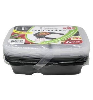 U #RP86350 FOOD CONTAINERS 2-COMPART