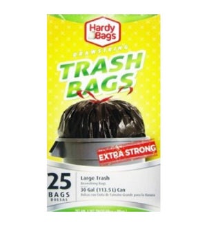 U #CN92273 TRASH BAGS W/DRAW STRING