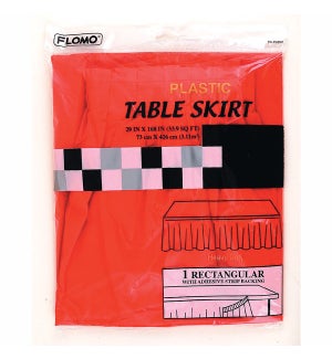 TABLE SKIRT #TK502 PLASTIC