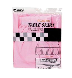 TABLE SKIRT #TK503 PLASTIC