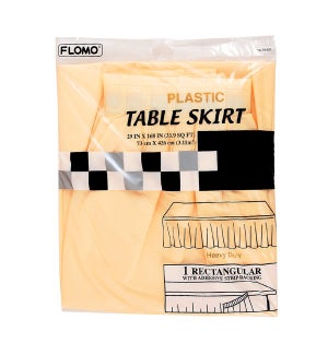 TABLE SKIRT #TK506 PLASTIC