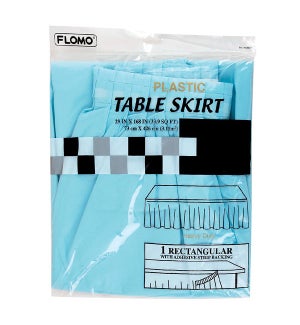 TABLE SKIRT #TK507 PLASTIC