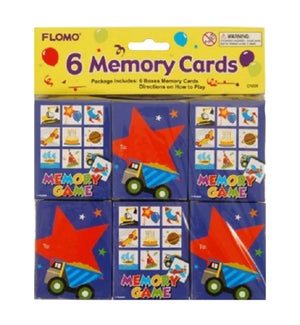 CA626 MEMORY PUZZLE CARDS, B'DAY BOY
