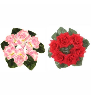 CH-MAS #CDR362 CANDLE RING ROSES