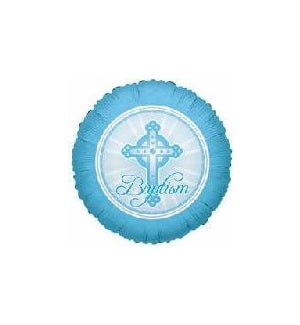 BALLOON #17693 BAPTISM BLUE