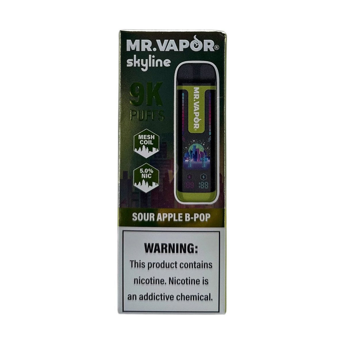 MR VAPOR SKYLINE SOUR APPLE B-POP - disposables vape | U.W.I Universal Wholesalers INC. MR VAPOR SKYLINE SOUR APPLE B-POP - disposables vape | U.W.I Universal Wholesalers INC.