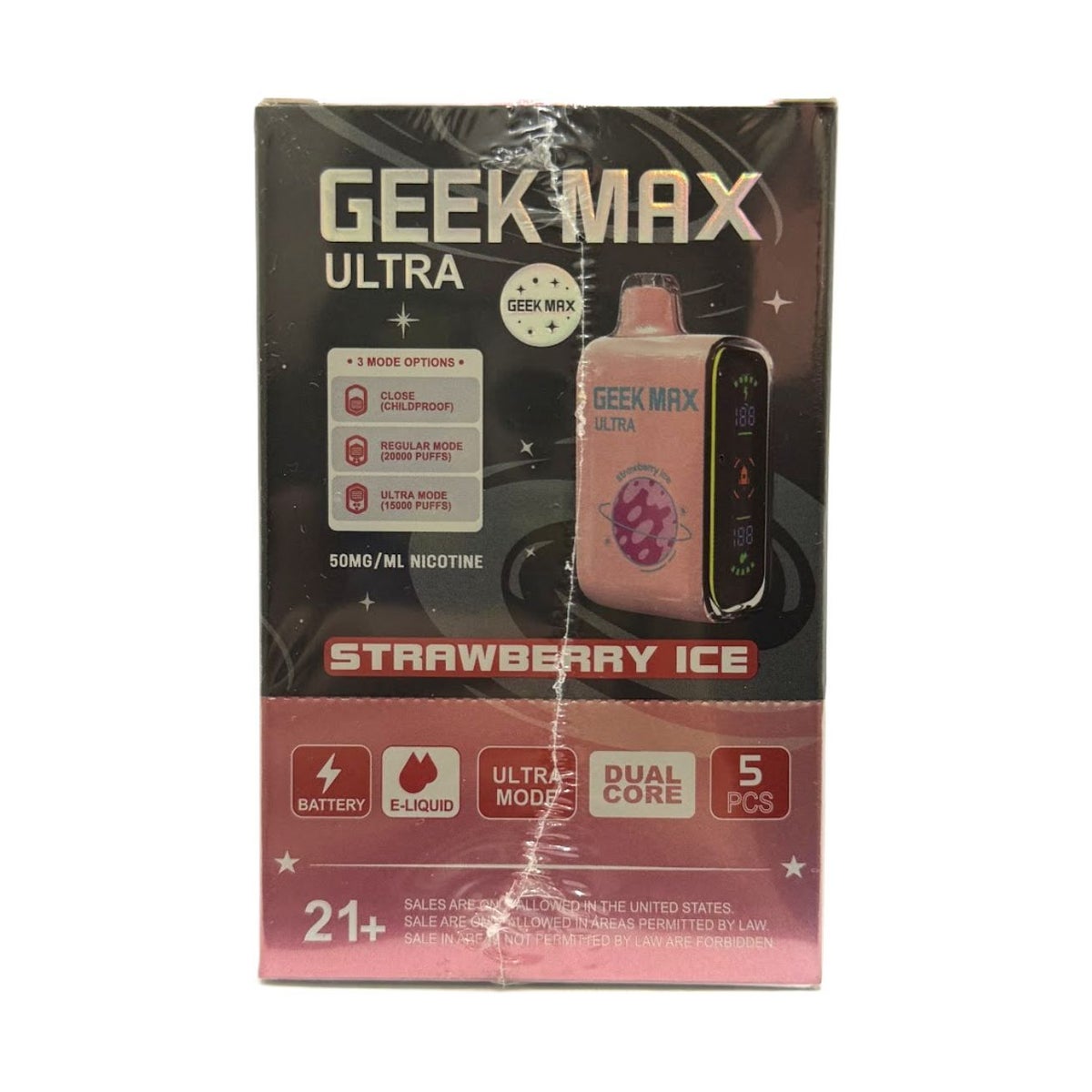 geek max vape flavors Geek Max Pulse X 40K Disposable Vape main image 1