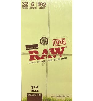 RAW #20196 HEMP CONE ROLLING PAPER