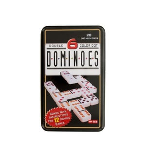 DOMINOES DOUBLE 6 COLOR DOT
