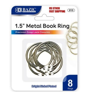 BAZIC #213 METAL BOOK RINGS