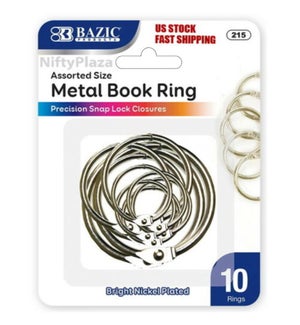 BAZIC #215 METAL BOOK RINGS